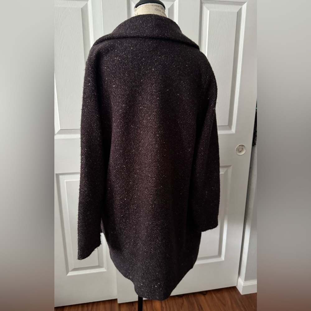 Small A New Day Heather Purple Coat Jacket Cardigan - Picture 15 of 16